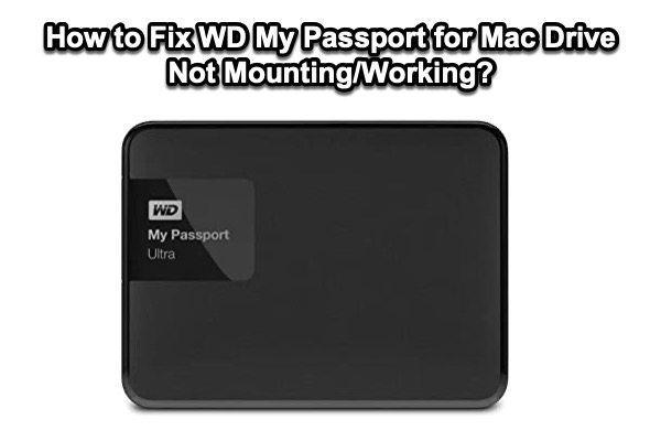 wd my passport for mac doesn
